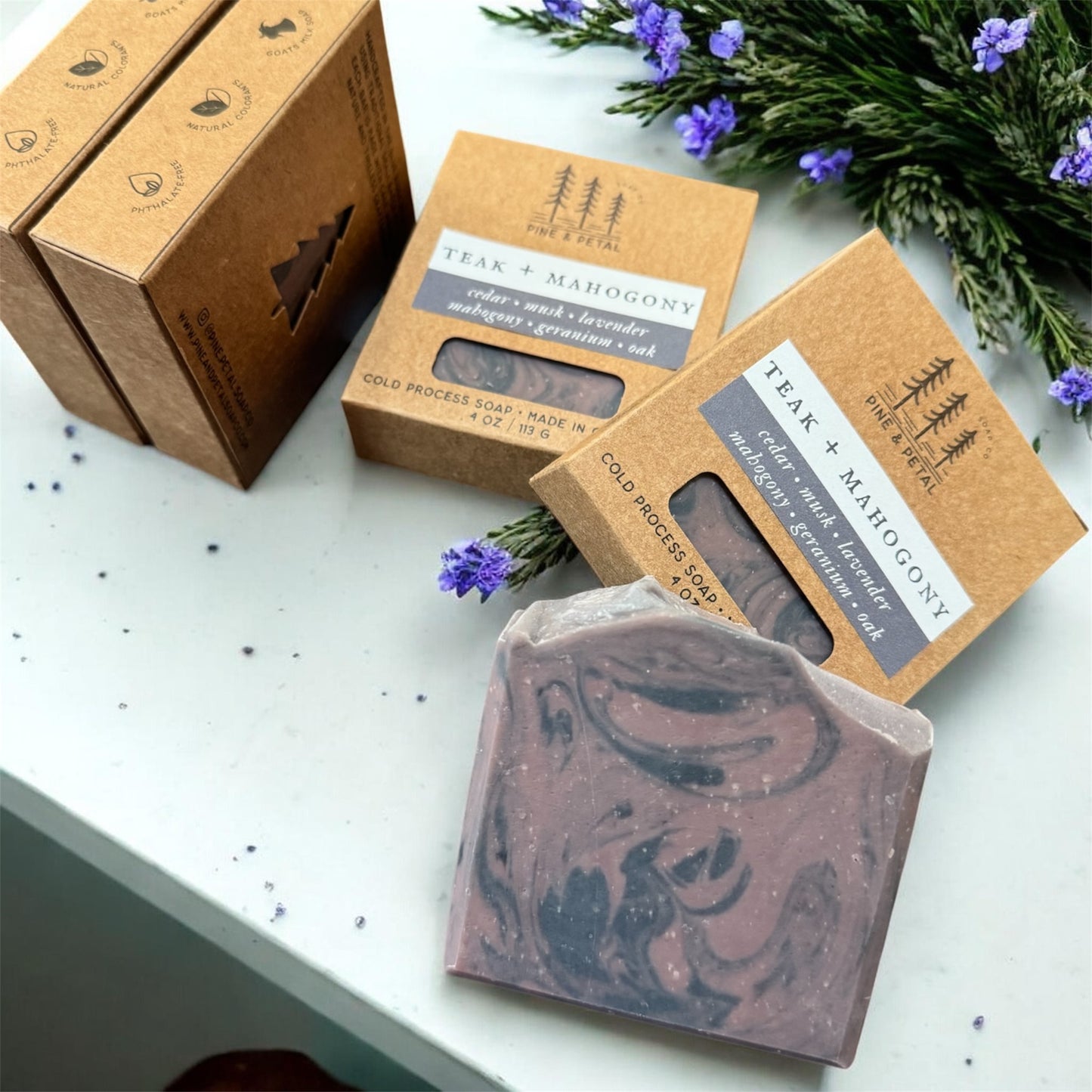 Teak + Mahogony | Handcrafted Goat Milk Soap