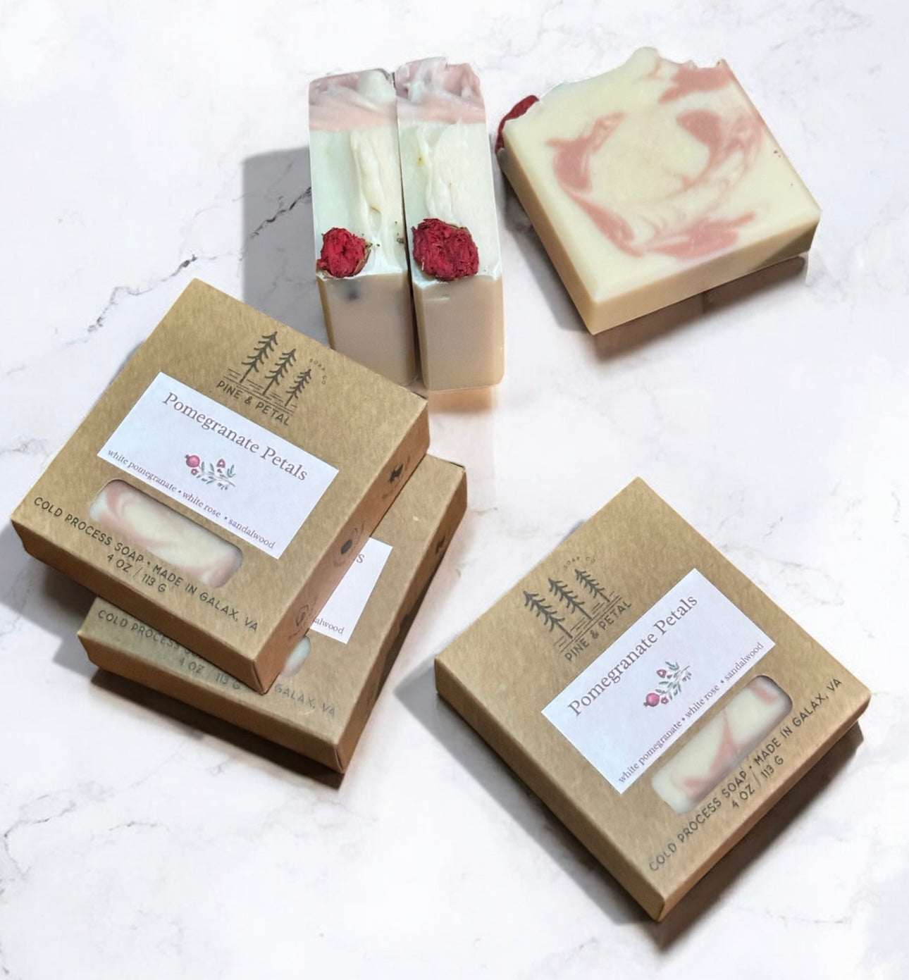 Pomegranate Petals Bar Soap