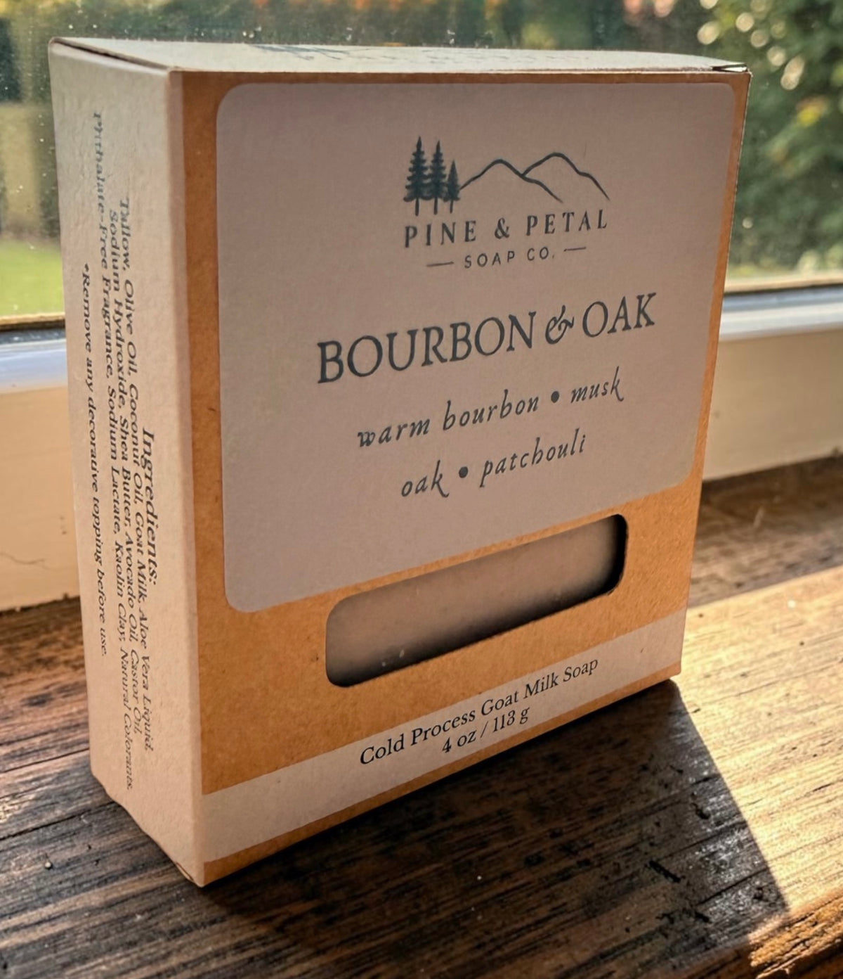 Bourbon + Oak | Handcrafted Goat Milk Soap
