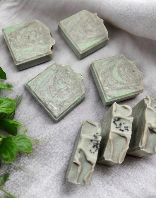 Basil Sesame | Handcrafted Goat Milk Soap