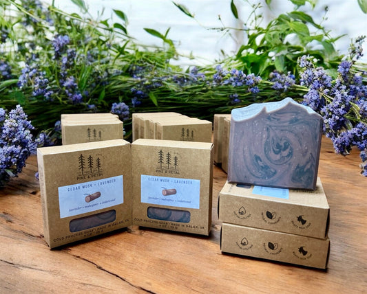 Cedar Musk + Lavender Bar Soap