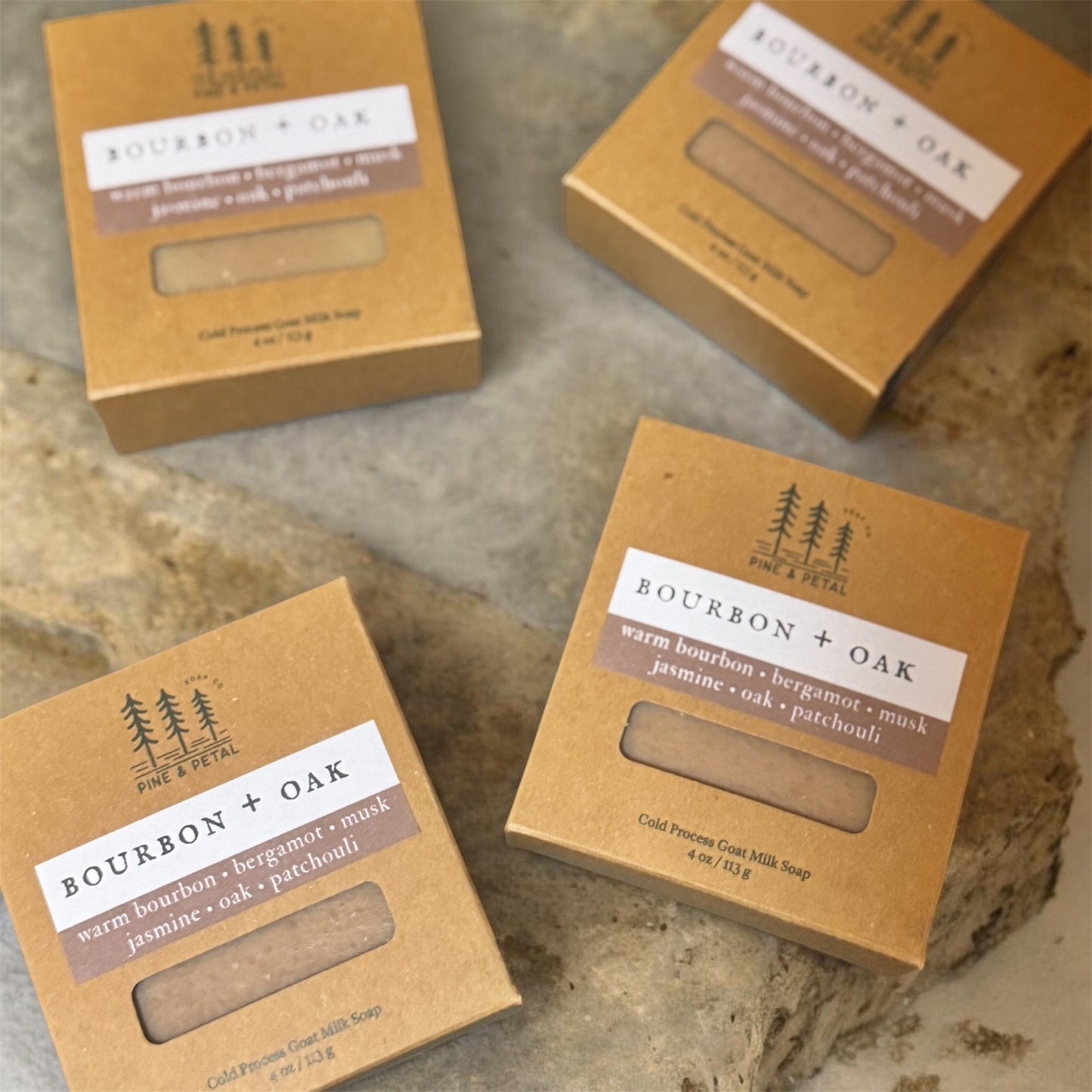 Bourbon + Oak | Handcrafted Goat Milk Soap