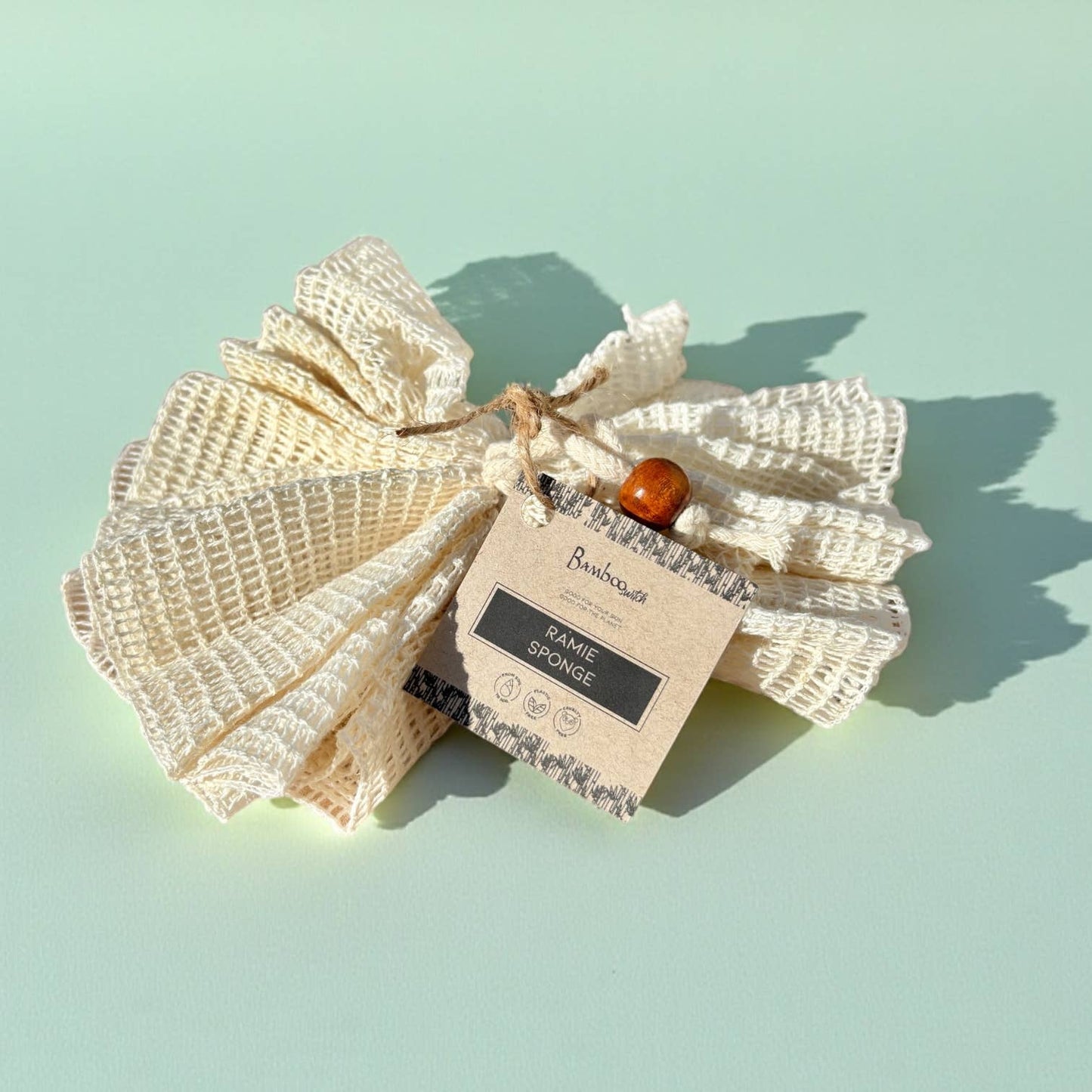 Shower Pouf | Ramie Exfoliating Sponge