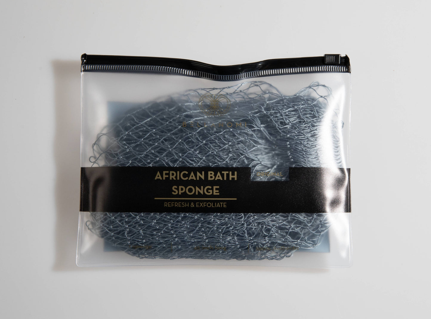 African Exfoliating Net Sponge 45" Long: Slate Color