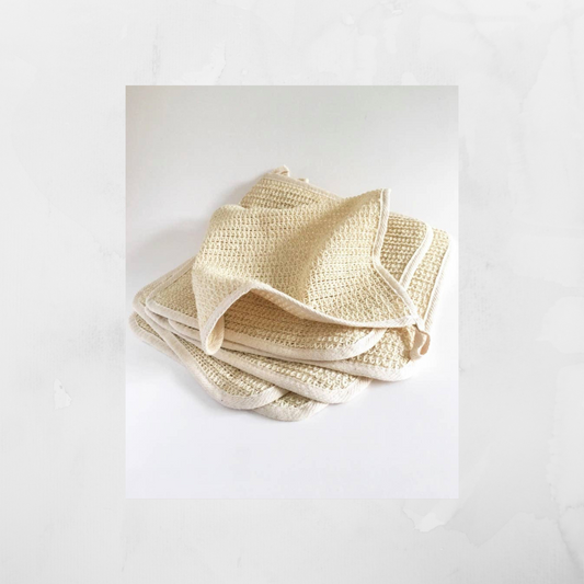 Sisal Washcloth - 100 % hemp/cotton